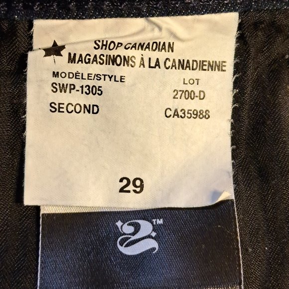 YOGA JEANS Rachel womens SIZE 29 JEANS LOW RISE (8.5") skinny MADE in CANADA - Picture 8 of 10